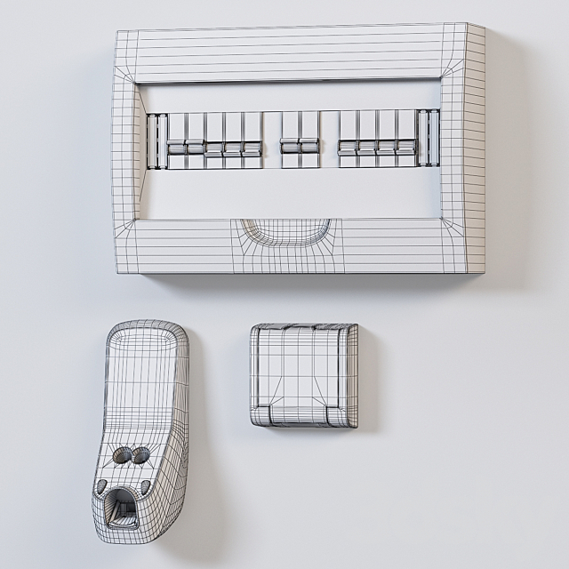 Set of electricians 3DSMax File - thumbnail 3