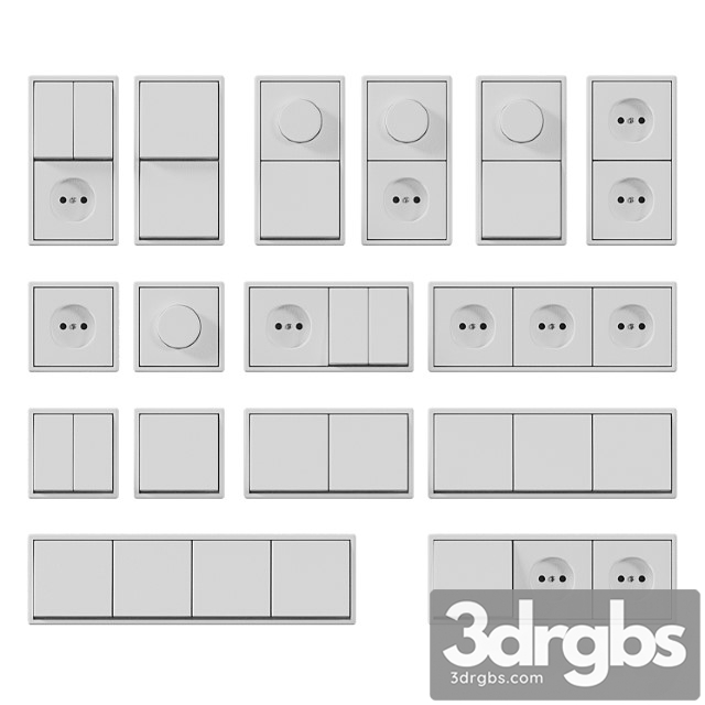 Sockets and switches jung les couleurs - thumbnail 1