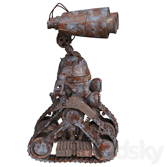 student wall e 3DS Max Model - thumbnail 2