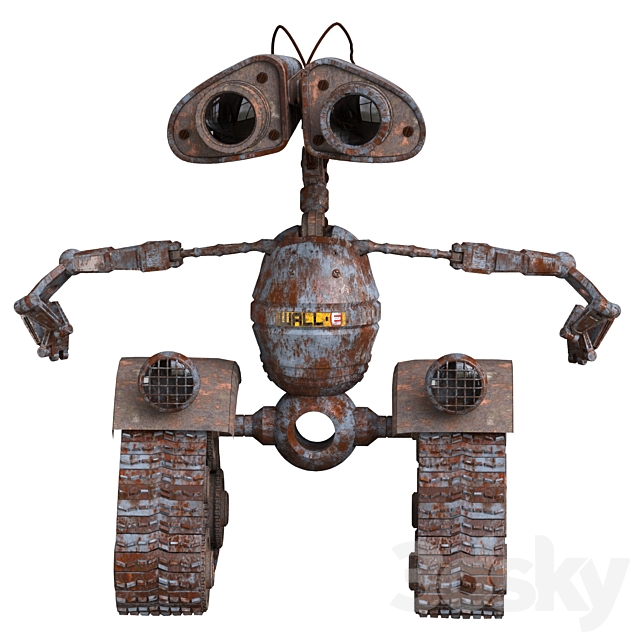 student wall e 3DS Max Model - thumbnail 3