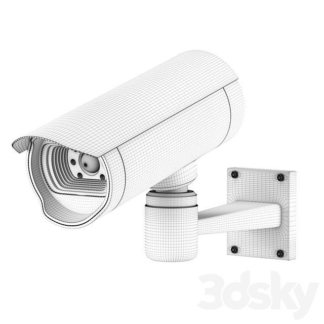 Surveillance camera 3DS Max Model - thumbnail 3