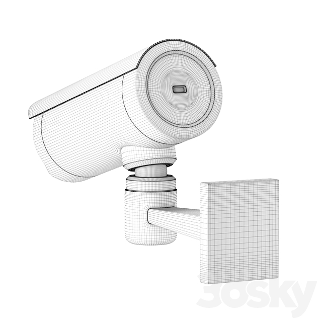 Surveillance camera 3DS Max Model - thumbnail 4