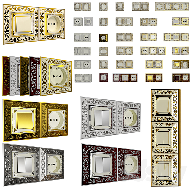 Switches and Sockets 3DSMax File - thumbnail 1