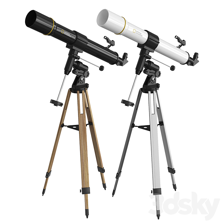 Telescope National GeographigB 3DS Max Model - thumbnail 3