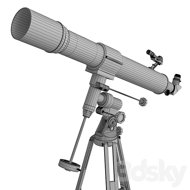 Telescope National GeographigB 3DS Max Model - thumbnail 3