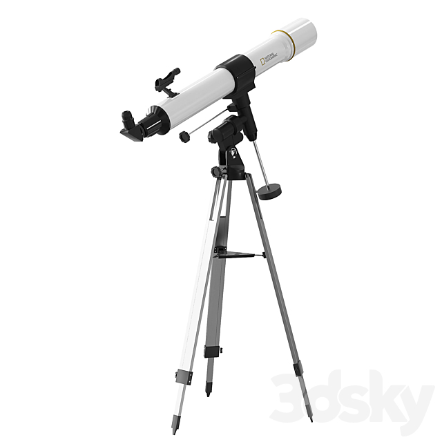 Telescope National GeographigB 3DS Max Model - thumbnail 5