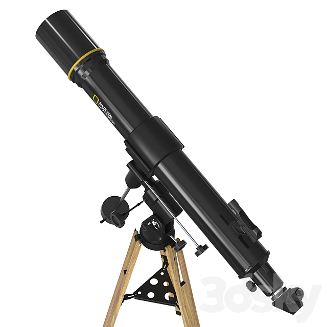 Telescope National GeographigB 3DS Max Model - thumbnail 6