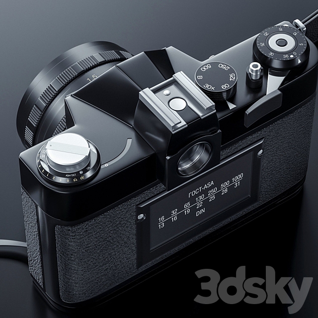 The camera “Zenit 11” 3DS Max Model - thumbnail 2