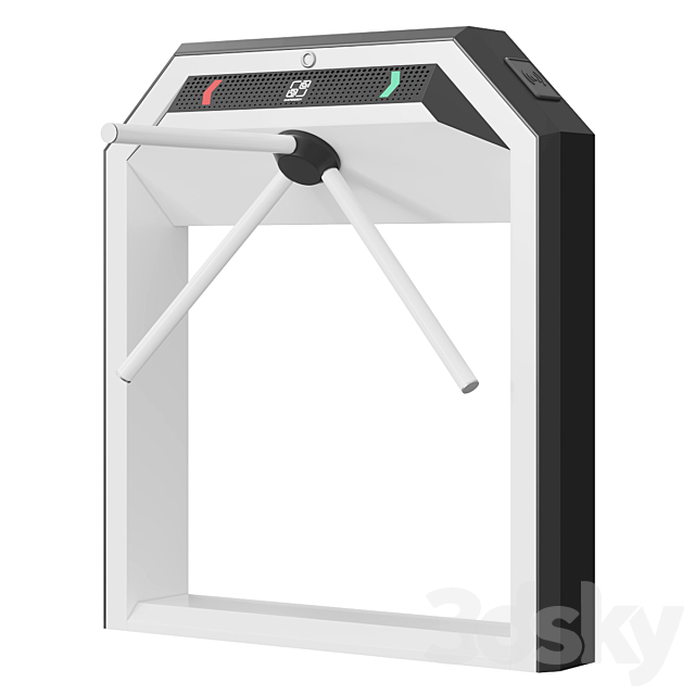 Turnstiles CARDDEX 3DSMax File - thumbnail 4