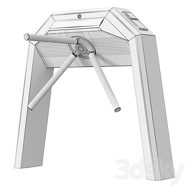 Turnstiles CARDDEX 3DSMax File - thumbnail 5