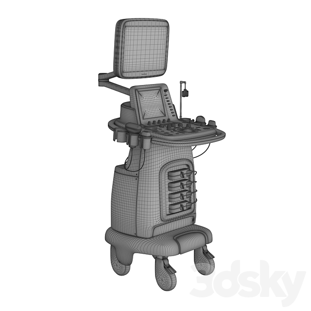 Ultrasound machine SonoScape S20Exp 3DS Max Model - thumbnail 5