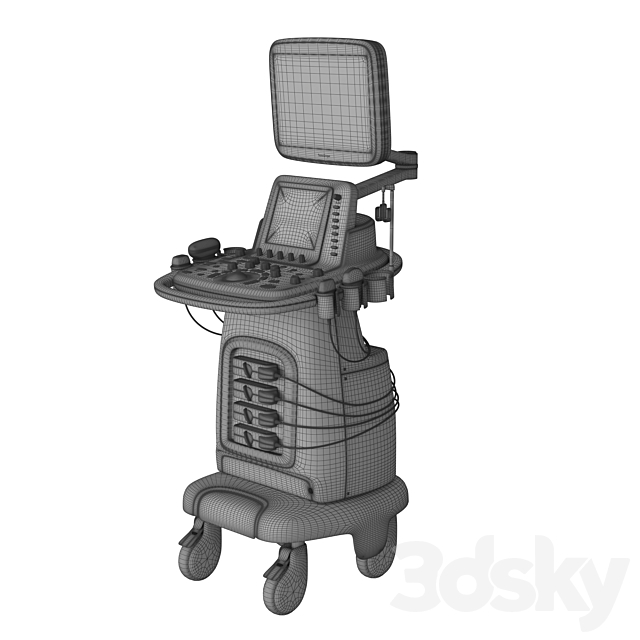 Ultrasound machine SonoScape S20Exp 3DS Max Model - thumbnail 6