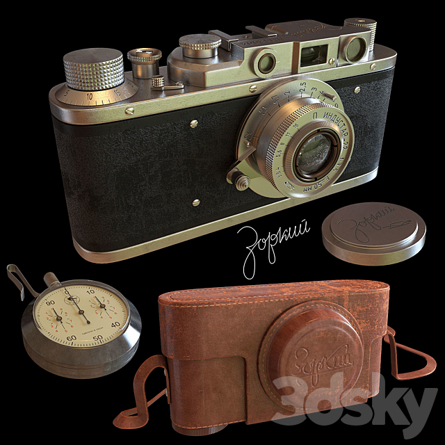 Vintage camera Sharp 3DSMax File - thumbnail 1