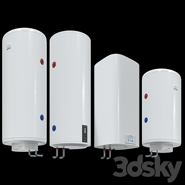 Water heater Gorenje set 3DS Max Model - thumbnail 2