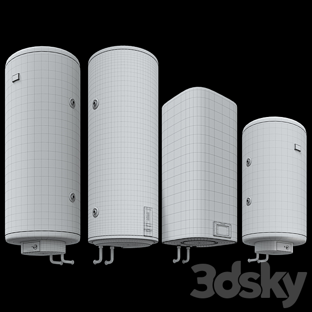 Water heater Gorenje set 3DS Max Model - thumbnail 5