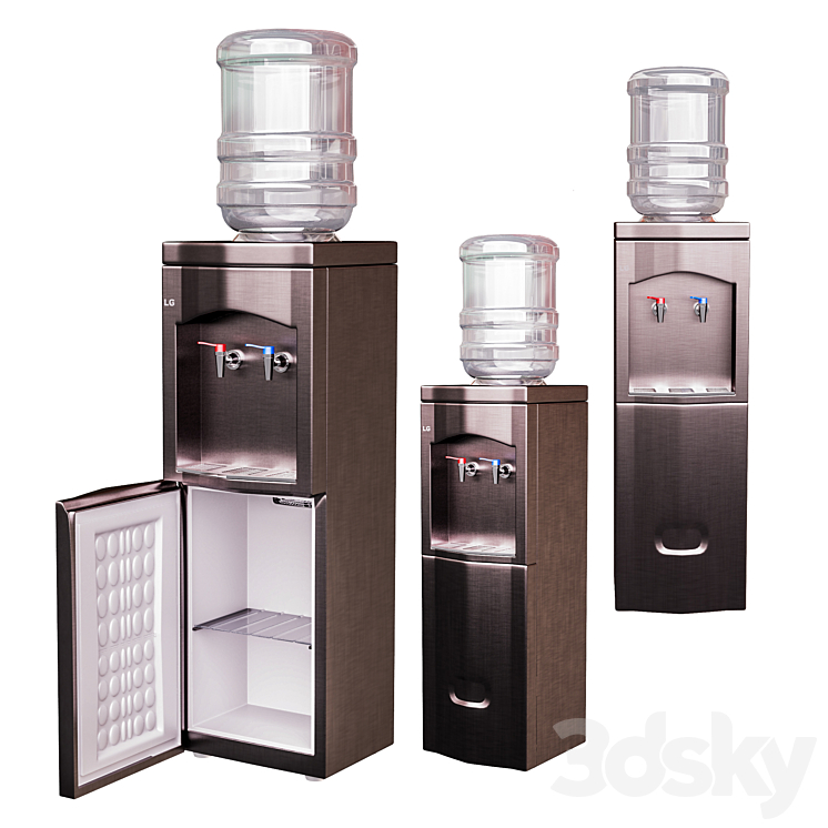 Water_cooler_LG20 3DS Max - thumbnail 1