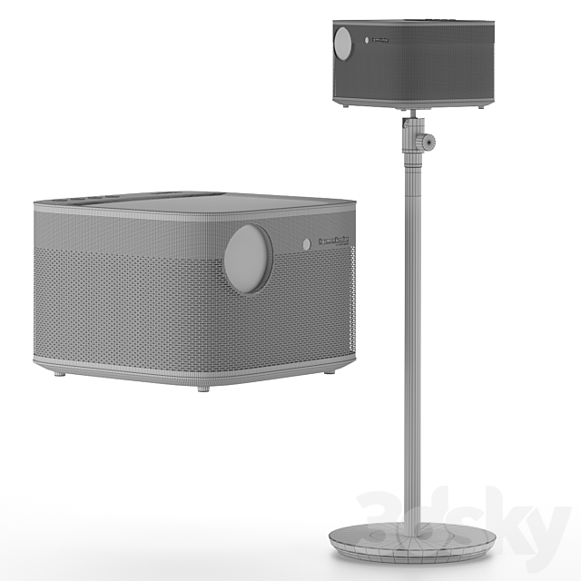 XGIMI H2 FullHD Harman _ Kardon projector 3DS Max Model - thumbnail 5