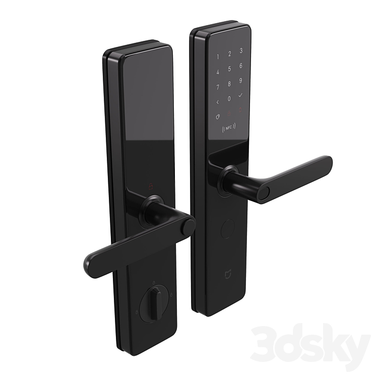 Xiaomi Mijia Smart Door Lock 3DS Max Model - thumbnail 2