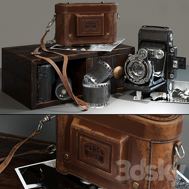 Zeiss Ikon Super Ikonta 530 3DSMax File - thumbnail 1