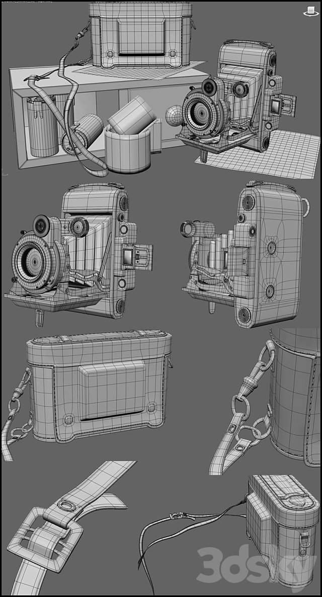 Zeiss Ikon Super Ikonta 530 3DSMax File - thumbnail 3