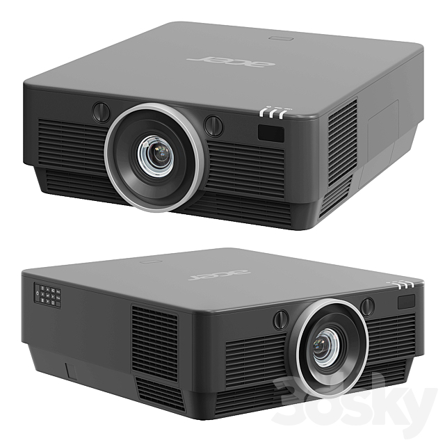 ACER P8800 Projector 3DS Max Model - thumbnail 4