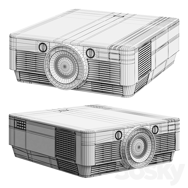 ACER P8800 Projector 3DS Max Model - thumbnail 5