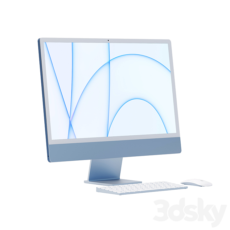 “Apple | iMac 24 “”2021” 3DS Max - thumbnail 2