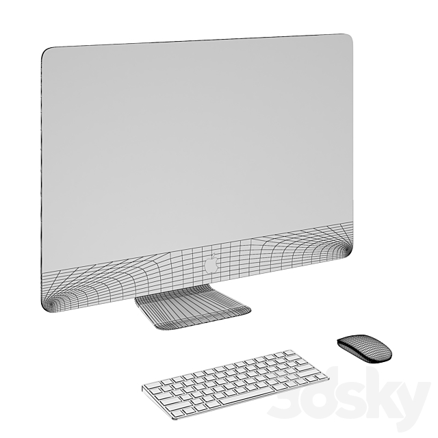 Apple iMac 3DS Max Model - thumbnail 3