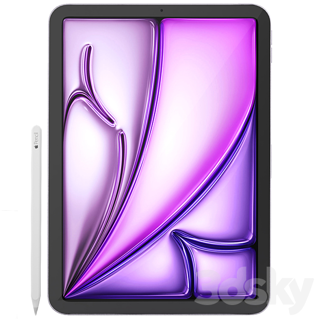 apple ipad air 3ds Max - thumbnail 1