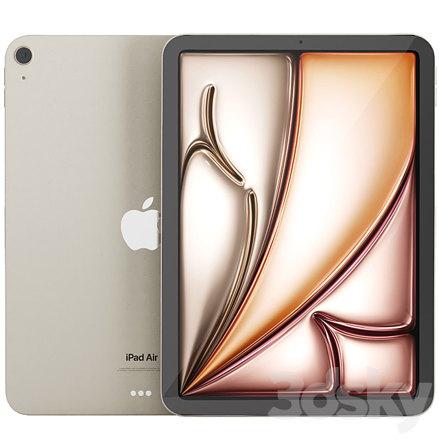 apple ipad air 3ds Max - thumbnail 3