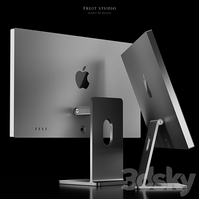 Apple Mac Studio 3DS Max Model - thumbnail 5