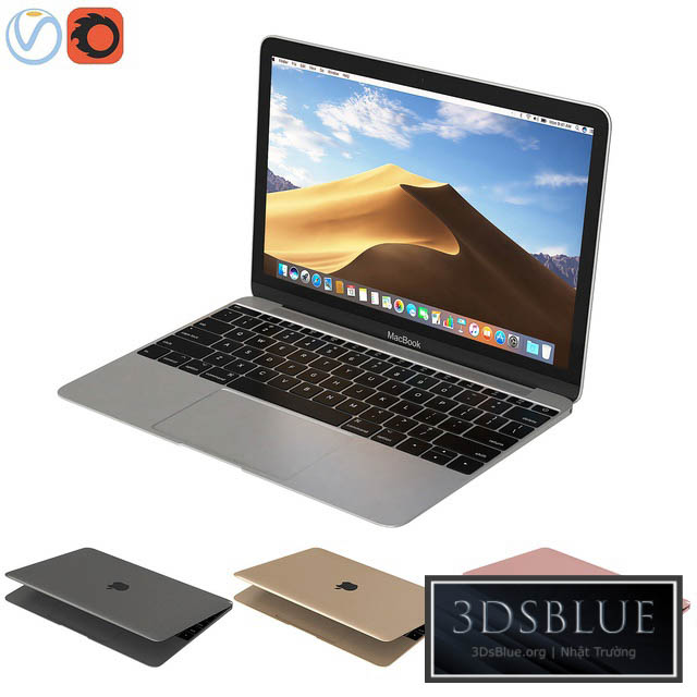 Apple MacBook 12-inch 3DS Max - thumbnail 3