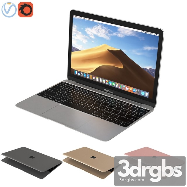 Apple MacBook 12 Inch 3dsmax Download - thumbnail 1