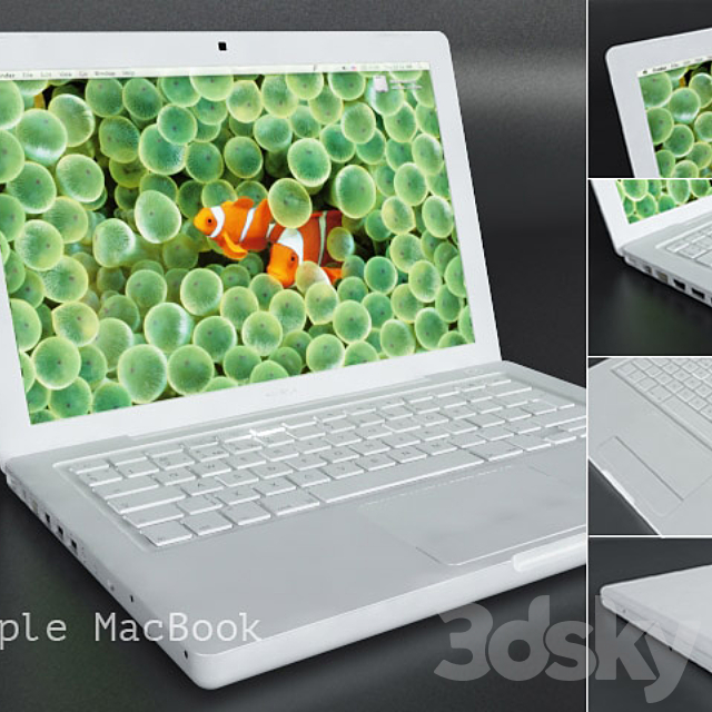 Apple MacBook 3DSMax File - thumbnail 1