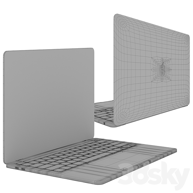 Apple MacBook Pro 13 3DSMax File - thumbnail 5