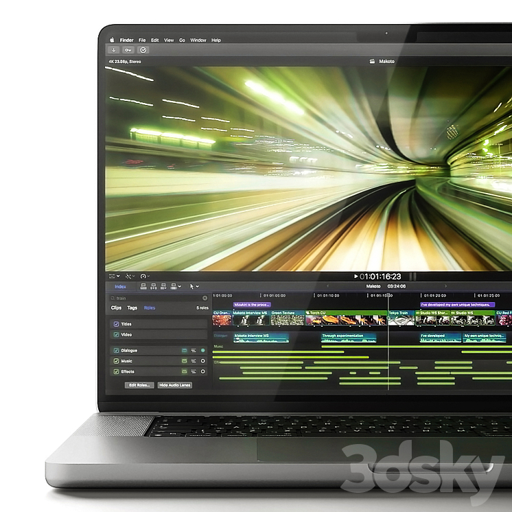 Apple MacBook Pro 2021 3DS Max Model - thumbnail 2