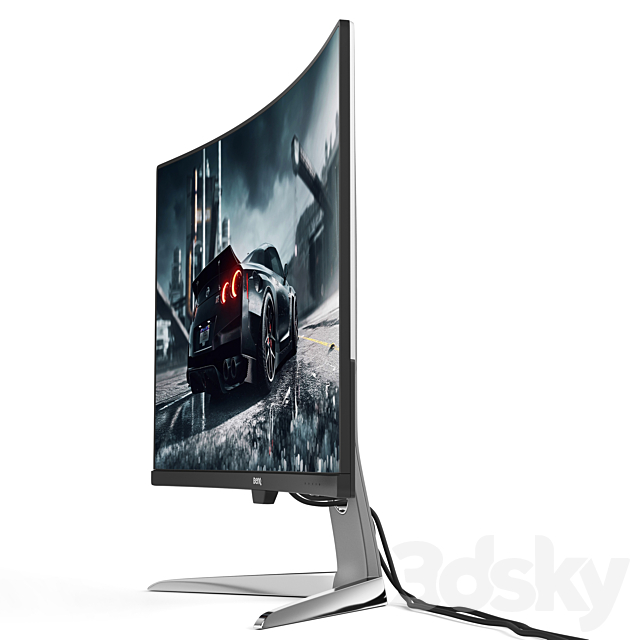 BenQ EX3203R 31.5 Monitor 3DSMax File - thumbnail 2