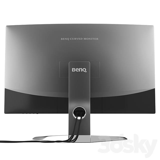 BenQ EX3203R 31.5 Monitor 3DSMax File - thumbnail 3