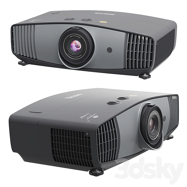 Benq W5700 Projector 3DS Max Model - thumbnail 4