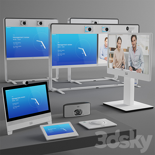 Cisco Videoconferencing System 3ds Max - thumbnail 1