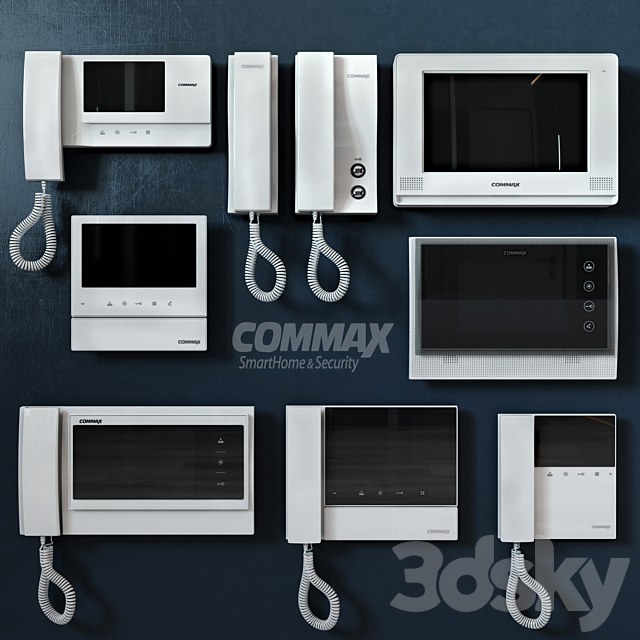 Commax Doorphones 3DSMax File - thumbnail 1