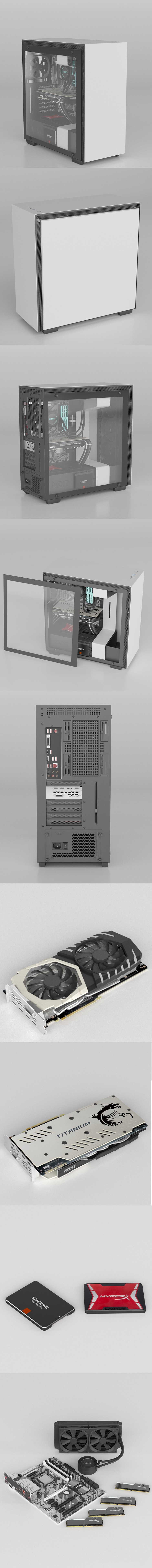 Computer NZXT H700i 3DS Max - thumbnail 2