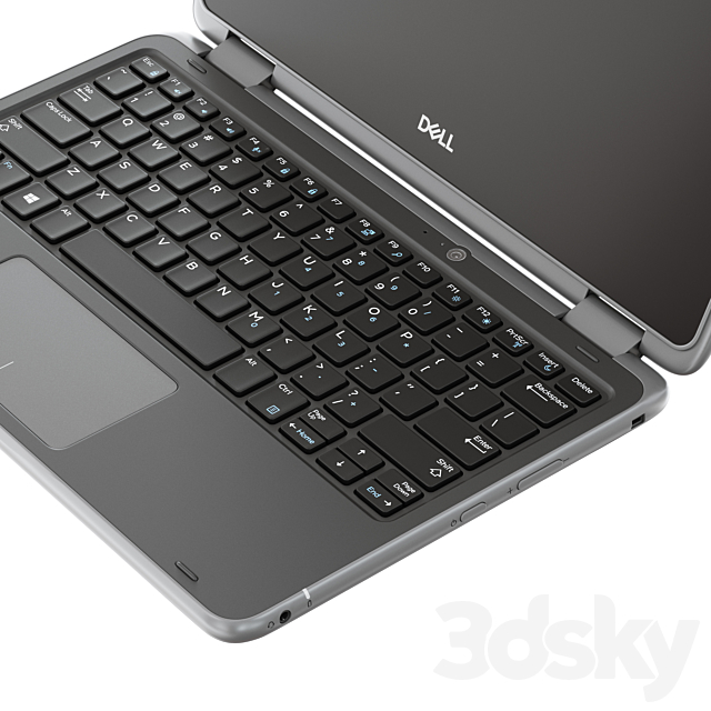 Dell Latitude 3190 Laptop 3DSMax File - thumbnail 2