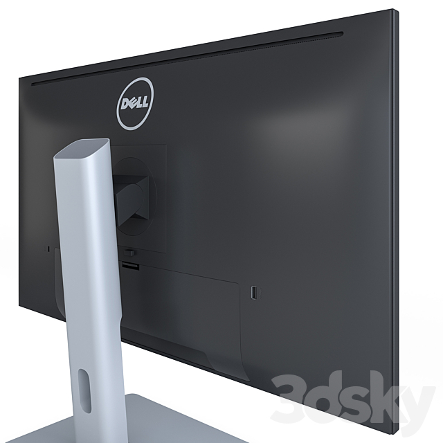 Dell U2715H 3DS Max Model - thumbnail 3