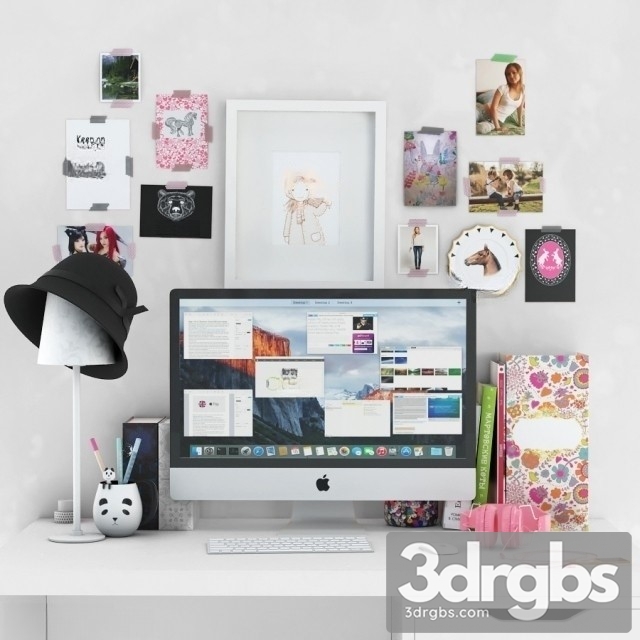 Desk Decoration 3dsmax Download - thumbnail 1