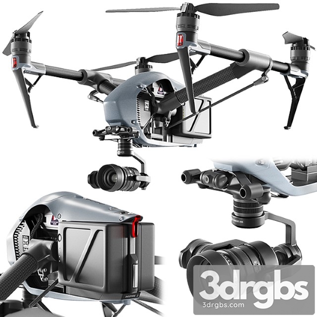 Dji Inspire 2 2 3dsmax Download - thumbnail 1