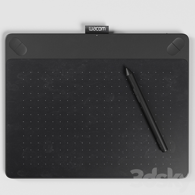 Drawing tablet Wacom intuos art medium 3DS Max Model - thumbnail 1