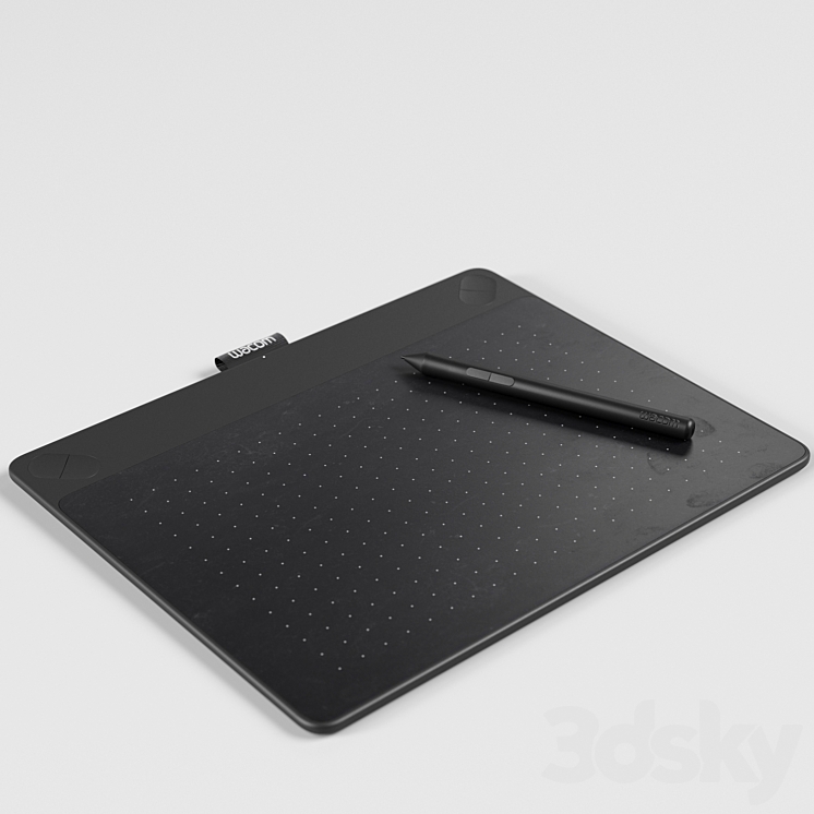 Drawing tablet Wacom intuos art medium 3DS Max Model - thumbnail 2