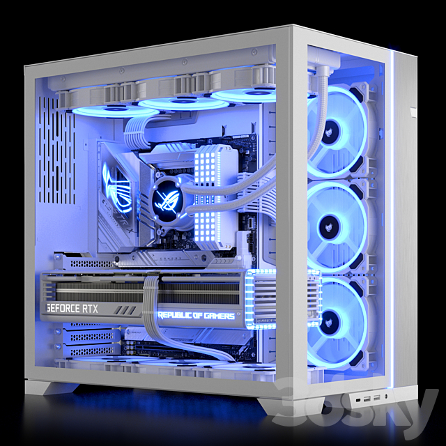 Gaming PC 8 Corona 3ds Max - thumbnail 1