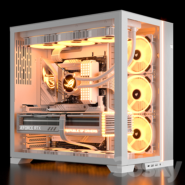 Gaming PC 8 Corona 3ds Max - thumbnail 2